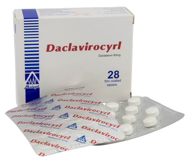 Таблетки Daclavirocyrl