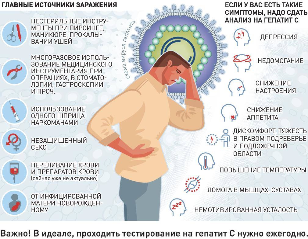 В каких случаях муж может заразить жену гепатитом С